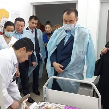 МӘМС БОЙЫНША ӨҢІРЛІК ШТАБ МҮШЕЛЕРІ АУДАНДЫҚ АУРУХАНАДА БОЛДЫ